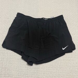 Nike Dri-Fit women’s XL lined running shorts.  Black.  Excellent condition